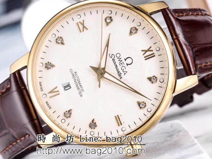 歐米茄OMEGA 經典大三針 全自動機械精品男士腕表 WSS0124